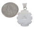 Southwest Sterling Silver Multicolor Inlay Pendant WX43304